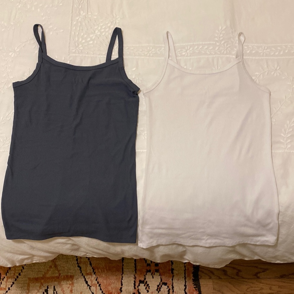 Target / No Boundaries : white and grey tank top : Size M